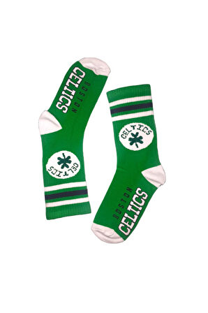 Yeşil Celtics Basketbol Tenis Spor Çorap
