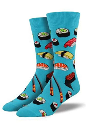 Rolls Ve Sushi Tasarım Soket Çorap