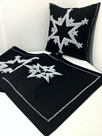 Starry Punch Runner Ve Kırlent Set