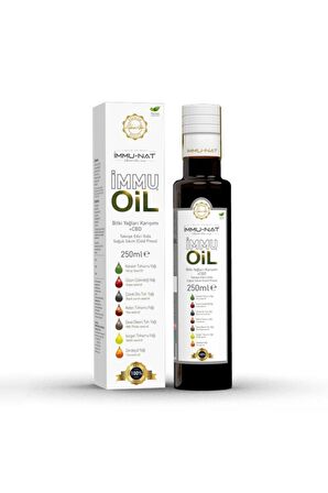 Immu Oil Karışım Yağ 250ml + Cbd Takviye Edici Gıda