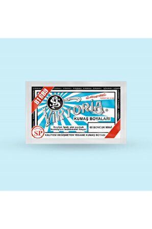 No:60 Kumaş Boyası Boncuk Mavisi