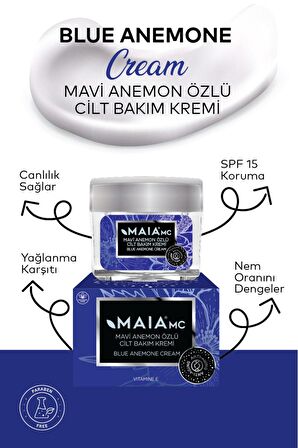 Mavi Anemon Cilt Bakım Kremi 50 ml