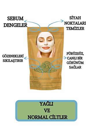 Yeşil Kil Doğal Yüz Maskesi 100gr