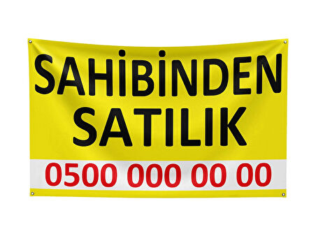 Sahibinden Satılık Branda Afiş  150cm x 100cm Ebatında