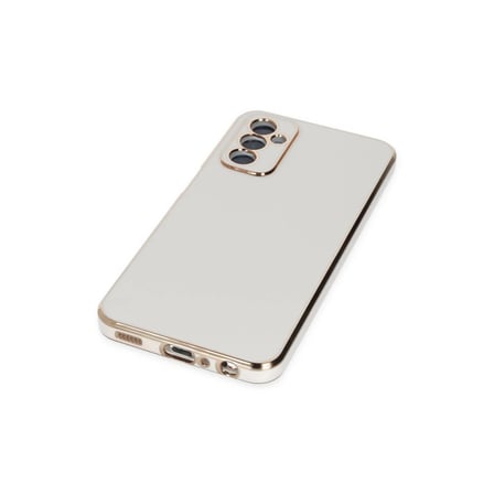 Samsung Galaxy M23 Kılıf Volet Silikon - Beyaz
