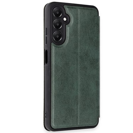 Samsung Galaxy A35 5G Kılıf Flip Cover - Koyu Yeşil