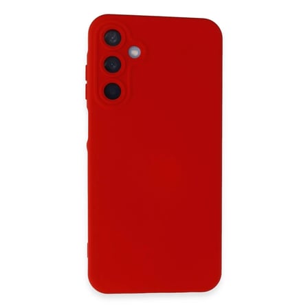 Samsung Galaxy A25 5G Kılıf Nano içi Kadife Silikon - Kırmızı