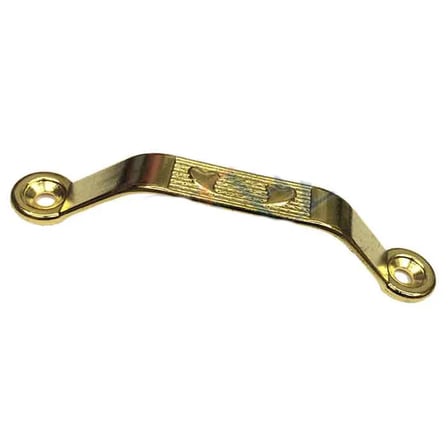 Mobilya Makasları Dekoratif Zamak Kulp Dıştan 64mm, Sarı, 1 Adet