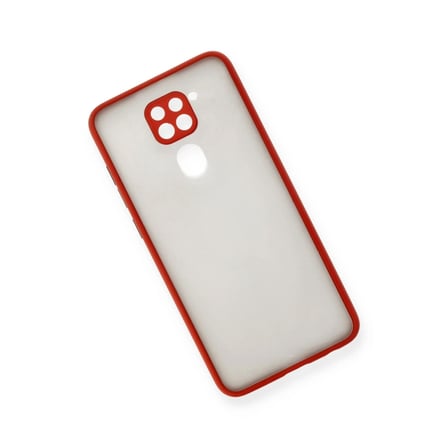 Redmi Note 9 Kılıf Montreal Silikon Kapak - Kırmızı
