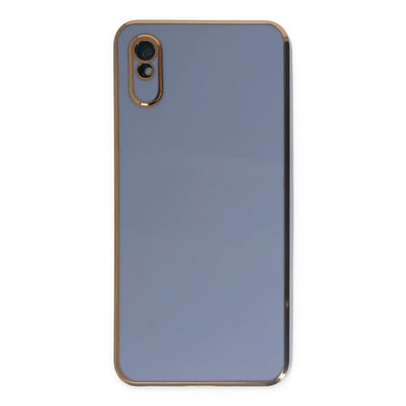 Xiaomi Redmi 9A Kılıf Volet Silikon - Mavi