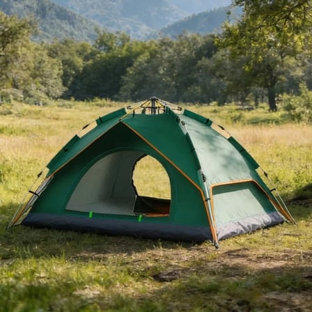 6 Kişilik Otomatik Kamp Çadırı – Çift Katmanlı, Suya Dayanıklı, Hızlı Kurulum Outdoor Aile ve Doğa Çadırı 200x250x150 cm