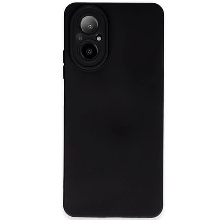 Realme 12 Lite Kılıf Nano içi Kadife Silikon - Siyah