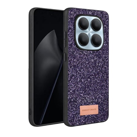 Onegif Xiaomi Redmi Note 15 4g Bright Simli Kapak - Derin Mor