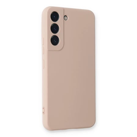 Samsung Galaxy S23 Kılıf Nano içi Kadife Silikon - Pudra