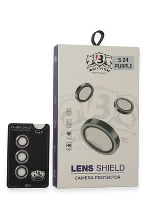 Samsung Galaxy S24 Bilvis Titan Kamera Lens - Derin Mor