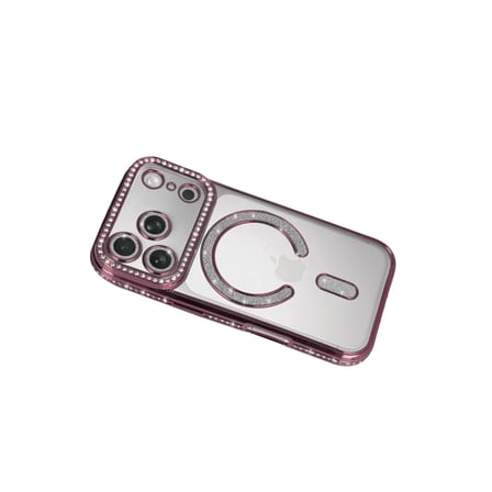 Apple iPhone 17 Pro Max Joke Simli Magneticsafe Kılıf - Pembe