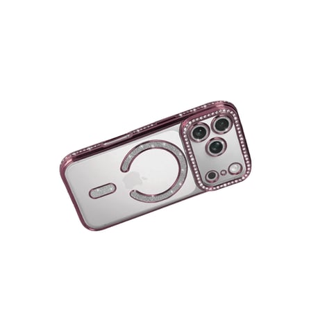 Apple iPhone 17 Pro Max Joke Simli Magneticsafe Kılıf - Pembe
