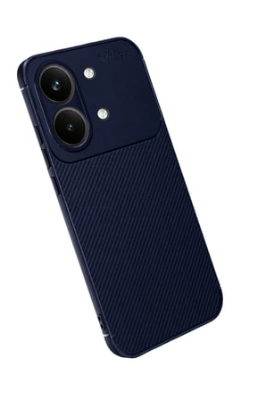 Xiaomi Poco X8 Pro Max Auto Focus Karbon Kapak - Lacivert