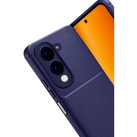 Vivo Y29S Auto Focus Karbon Kapak - Lacivert