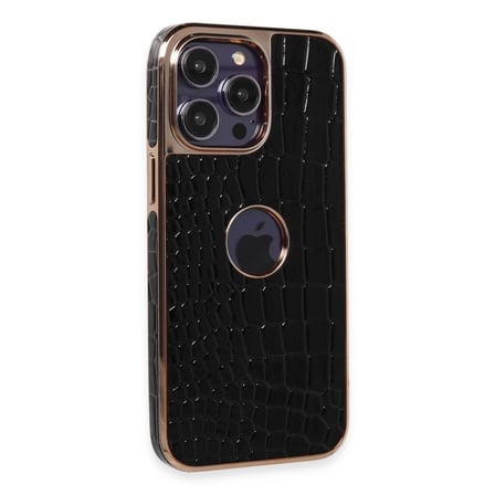 iPhone 14 Pro Kılıf Snake Kapak - Siyah