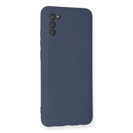 Samsung Galaxy A03S Kılıf Nano içi Kadife Silikon - Gri