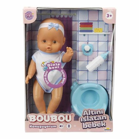 Boubou Altını Islatan ve Konuşan Bebek Seti  cm