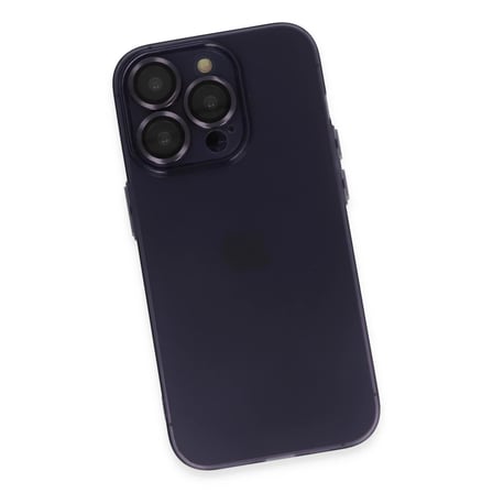 iPhone 14 Pro Max Kılıf Luko Lens Silikon - Siyah