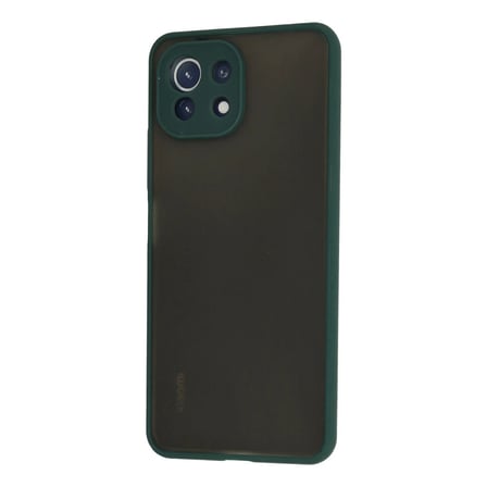 Xiaomi Mİ 11 Lite Kılıf Montreal Silikon Kapak - Yeşil