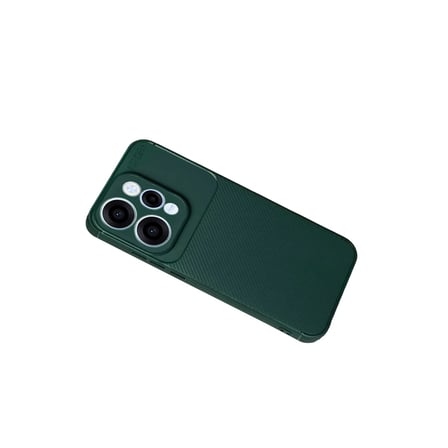 Oppo Reno 15 Auto Focus Karbon Kapak - Koyu Yeşil