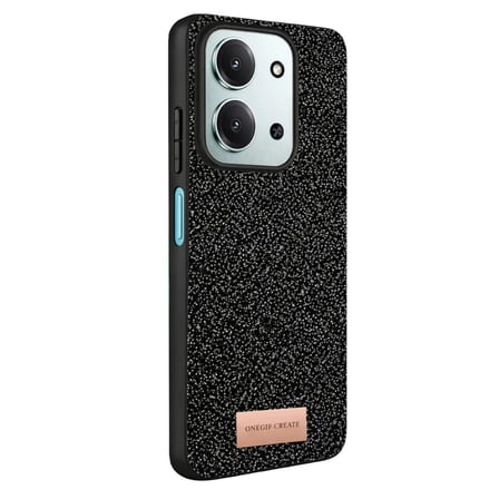 Onegif Xiaomi Redmi 15C 4G Bright Simli Kapak - Siyah