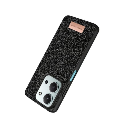 Onegif Xiaomi Redmi 15C 4G Bright Simli Kapak - Siyah