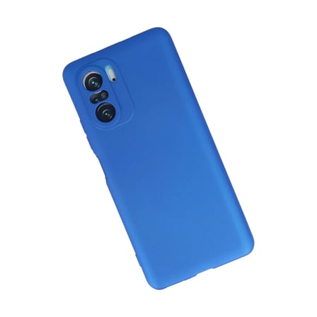Poco F3 Kılıf First Silikon - Mavi