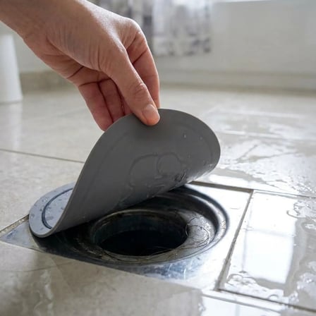 Ayıcık Desenli Gider Koku Önleyici Silikon Mat – Böcek ve Kötü Koku Engelleyici Lavabo Gider Kapağı