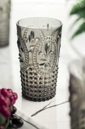 Bardak Altlığı Akrilik Füme 6'lı Uzun & Su Meşrubat Bardağı 750 ml ( Büyük Boy & Cam Değildir )