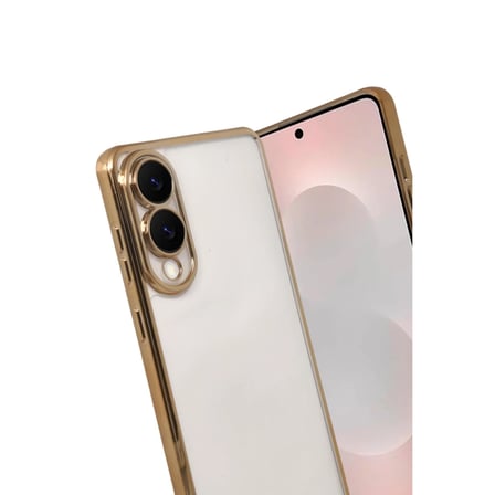 Samsung Galaxy S25 Edge Razer Lensli Silikon - Gold