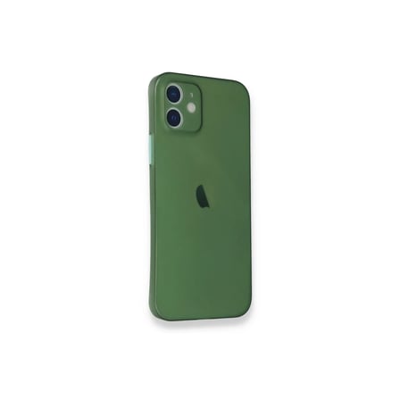 iPhone 12 Mini Kılıf PP Ultra İnce Kapak - Yeşil