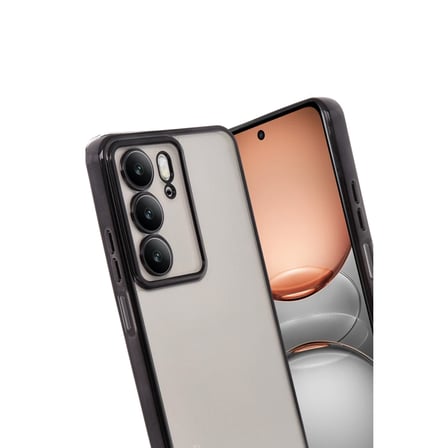 Realme C75 4G Kılıf Razer Lensli Silikon - Siyah