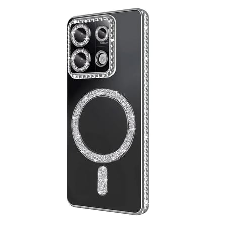 Redmi 13C Joke Simli Magneticsafe Kılıf - Gümüş