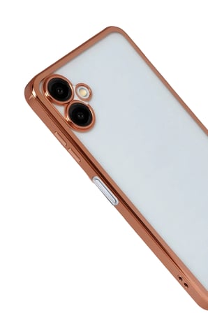 Samsung Galaxy A07 4G Razer Lensli Silikon - Çöl Titanyum