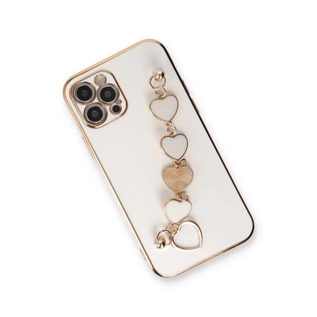 iPhone 12 Pro Max Kılıf Esila Silikon - Beyaz