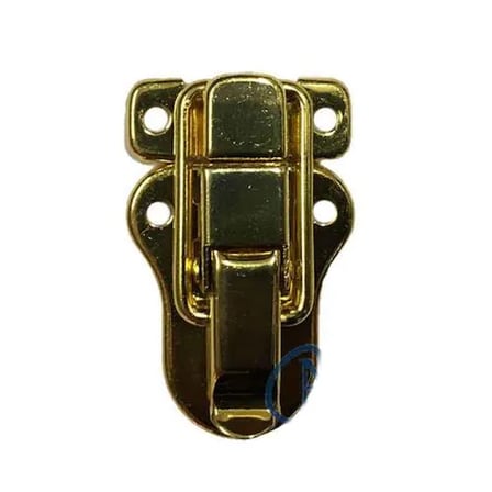 Mobilya Makasları Sandık, Kutu Klipsi, Ön Kilidi 48x30mm, Altın, 1 Adet