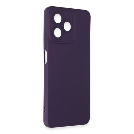 Realme C53 Kılıf Nano içi Kadife Silikon - Mor