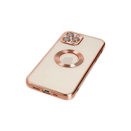 iPhone 12 Pro Kılıf Slot Silikon - Rose