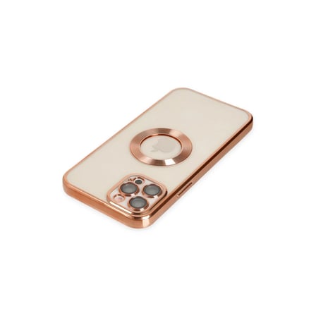 iPhone 12 Pro Kılıf Slot Silikon - Rose