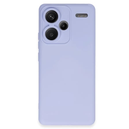 Xiaomi Redmi Note 13 Pro Plus Kılıf Nano içi Kadife Silikon - Lila