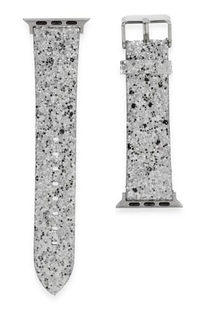 Apple Watch 38mm Starry Taşlı Kordon - Gümüş
