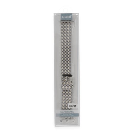 Apple Uyumlu Watch 42mm Karo Motif Kordon - Lila