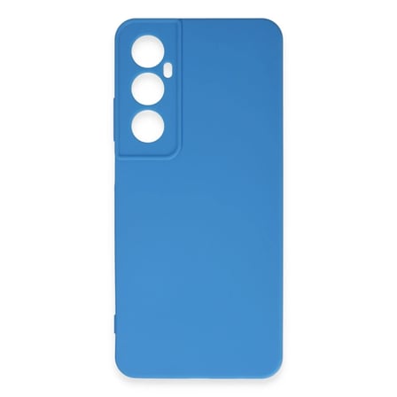 Realme C65 Kılıf First Silikon - Mavi