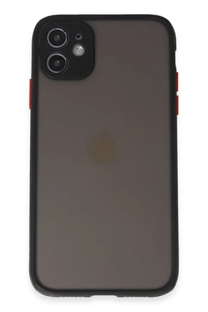 Apple iPhone 11 Kılıf Montreal Silikon Kapak - Siyah