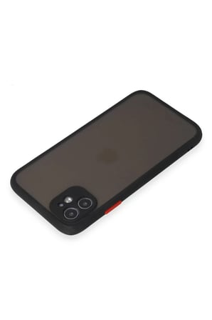 Apple iPhone 11 Kılıf Montreal Silikon Kapak - Siyah